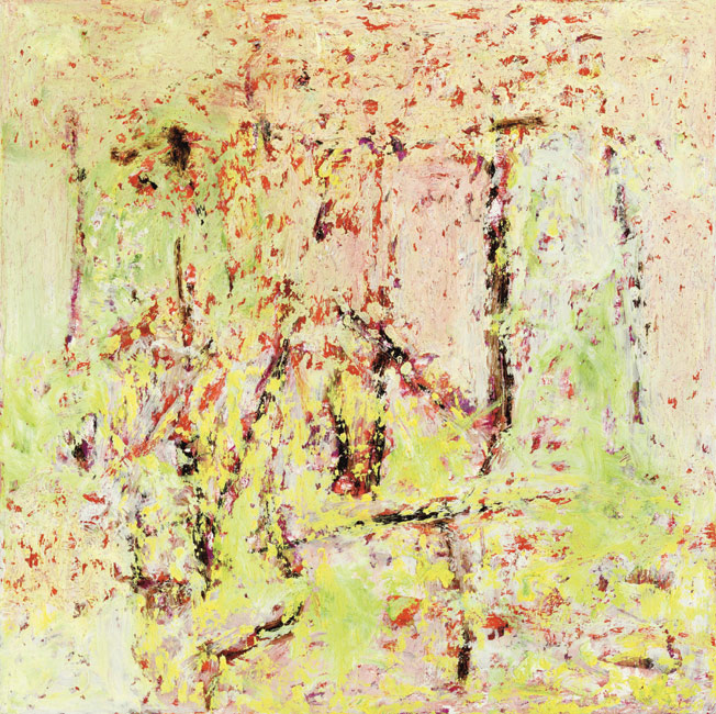 James Yuncken, Blind Vision - 24 x 24 cm, oil stick on gesso board, 2006