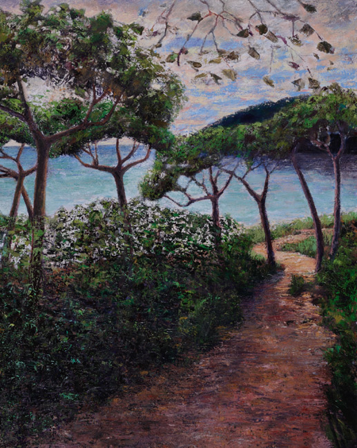 Self-generated Landscape No 11: Joy - oil on canvas 102 x 81cm, 2003