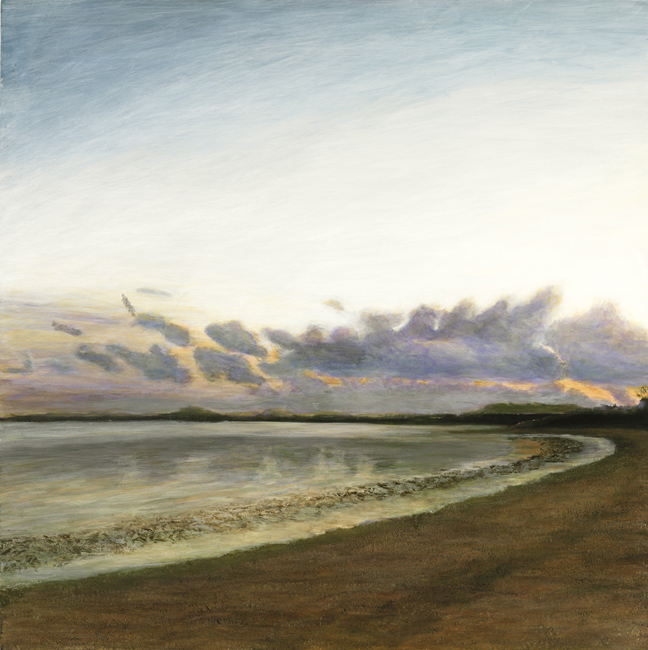 James Yuncken Sunrise over Cape York - 118.5 x 118cm, acrylic on board, 2010