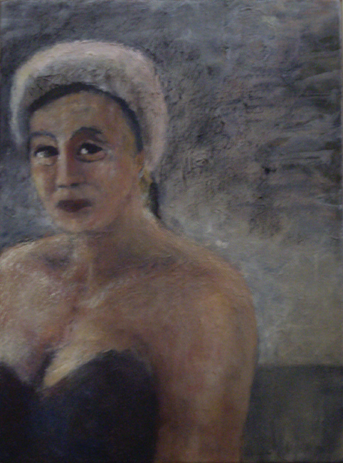 James Yuncken, Woman at Twilight - 30.5 x 22.5 cm, oil on gesso board, 1998