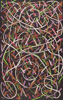 James Yuncken, Colour Pattern on Grey, 2003