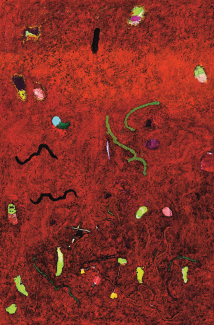 James Yuncken Earth 122 x 81 cm oil and oil stick on board 2006