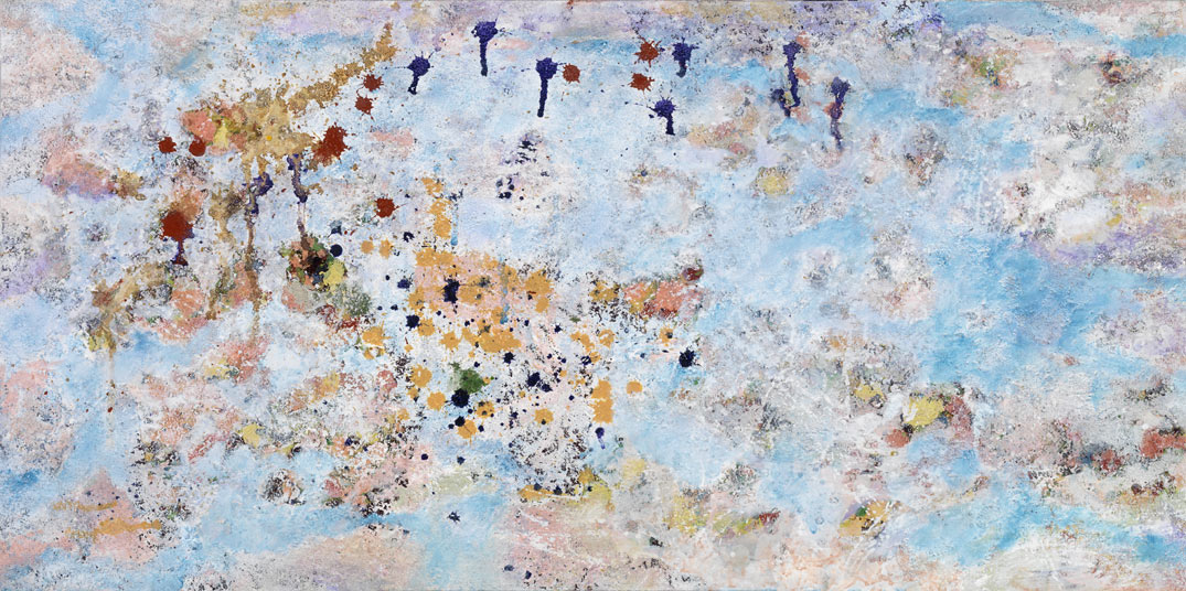 James Yuncken, Air - 41 x 81 cm, acrylic media on board, 2008