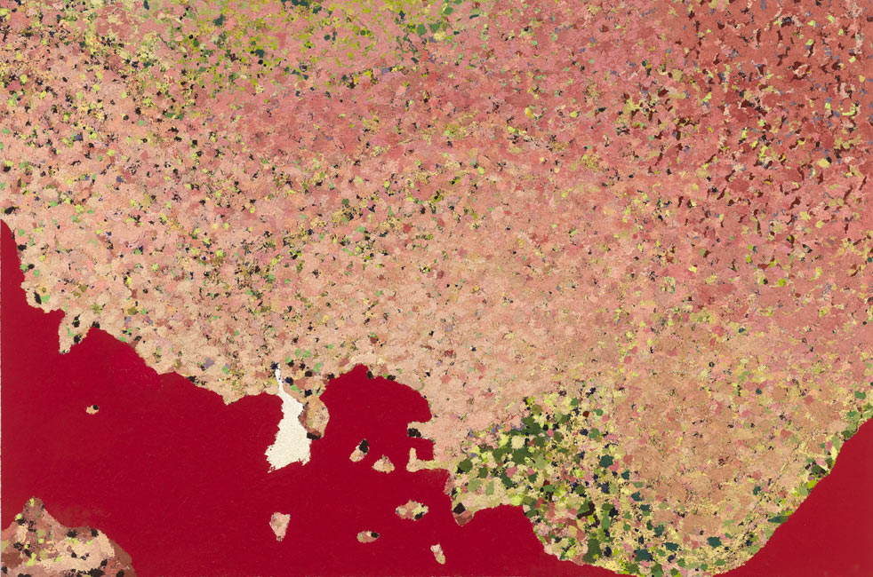 James Yuncken Red Sea - 81 x 122 cm acrylic media on board 2008