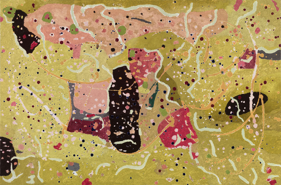 James Yuncken Pond - 80 x 122 cm, acrylic media on board, 2008