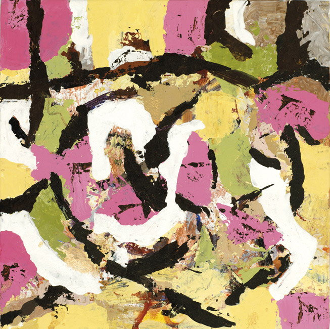 James Yuncken, Swirl - 20.5 x 20.5 cm, acrylic on board, 2005