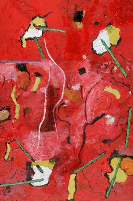 James Yuncken, Roots and Shoots - 121 x 81 cm, oil on board, 2004