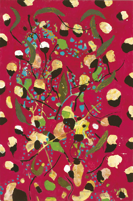 James Yuncken, Golden Vine - 39 x 26 cm, mixed media on board, 2005
