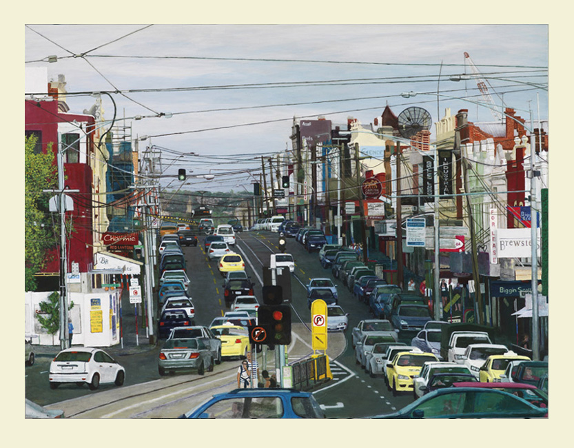 James Yuncken No U-turn Bridge Rd, afternoon of 25th January, 2011 - giclee print, edition of 25, 2012