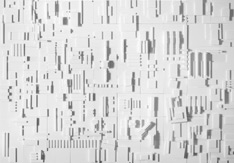 Lena Torikov Untitled_1 109 x 156 cm white foamcore board mounted on mdf board 2008