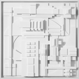 Lena Torikov Untitled_9 60 x 60 cm white foamcore board mounted on mdf board 2008