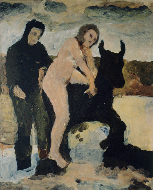 James Yuncken Unruly Beast - 50cm x 40cm, acrylic on paper, 1998