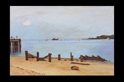 20100302 James Yuncken Old Slipway-Seisa 76 x 114 cm acrylic on board 2010