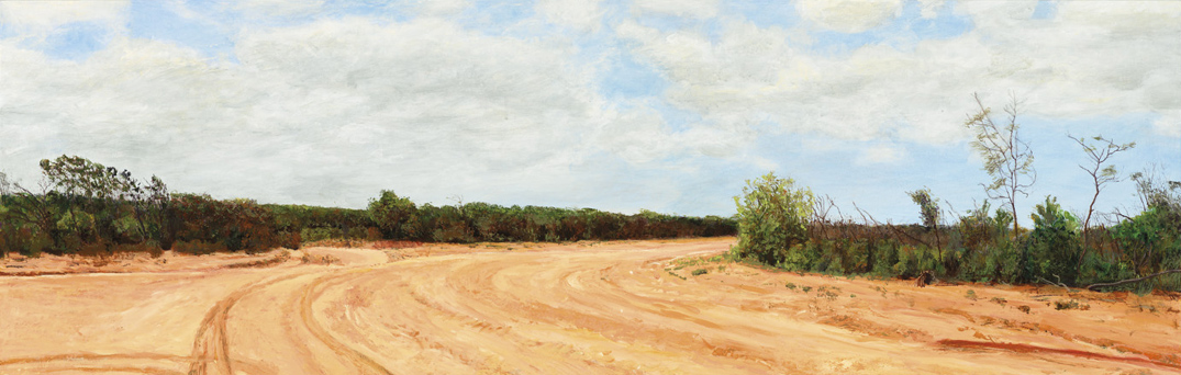 James Yuncken Heathlands - 35 x 110 cm, acrylic on board, 2010