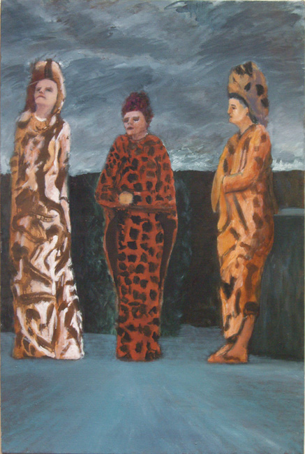 James Yuncken, A Bit of an Opera - 91 x 61 cm, oil on canvas, 1996