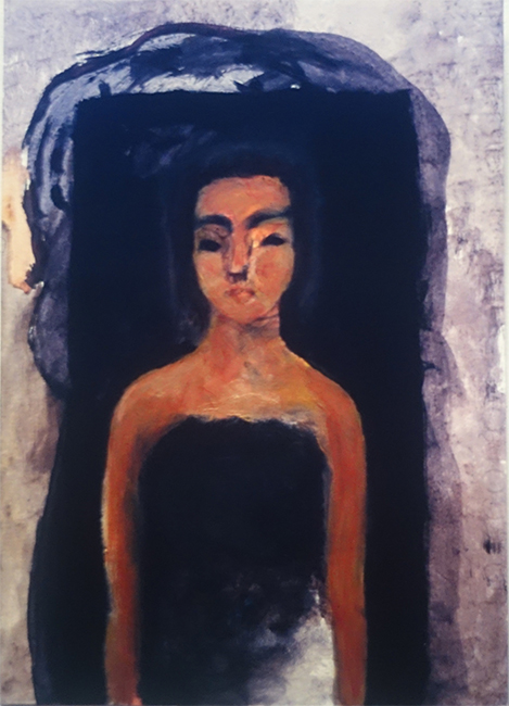 James Yuncken, Reflection - 29.5 x 21 cm, acrylic on paper, 1996