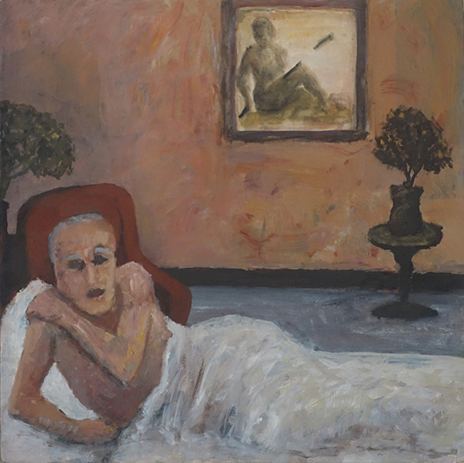 James Yuncken, Olympio - 30.5 x 30.5 cm, oil on gesso board, 1999