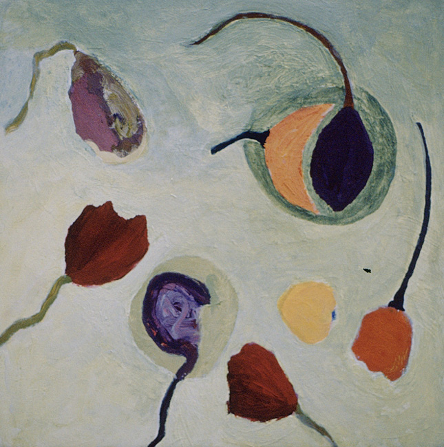 James Yuncken, Fertility - 30 x 24 cm, vinyl paint on gesso board, 2001