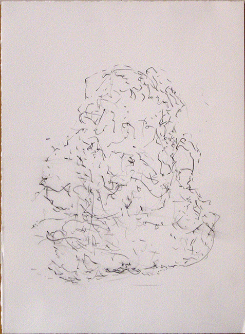James Yuncken, Baby - 38.5 x 27.5 cm (paper), ink on paper, 2016