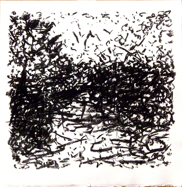 James Yuncken, Suggesting a landscape II - 36 x 35 cm, 2017