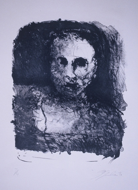 James Yuncken, Bust of a man - 29 x 23 cm (approx.), 1992